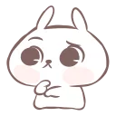 🤔 Marshmallow Puppies, Telegram sticker 22 of 84