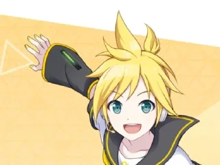 🙃 Kagamine Len🌟💛, sticker Telegram 7 sur 25