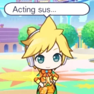 😵‍💫 Kagamine Len🌟💛, sticker Telegram 24 sur 25