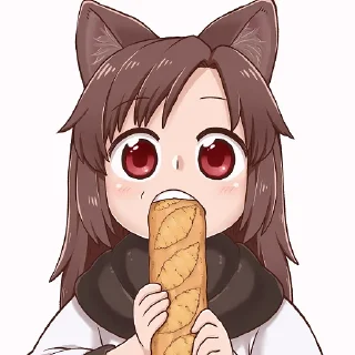 🥪 Poronegi touhou project, sticker Telegram 23 sur 51