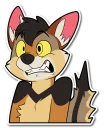 😱 Kato Jackal, sticker Telegram 5 sur 22