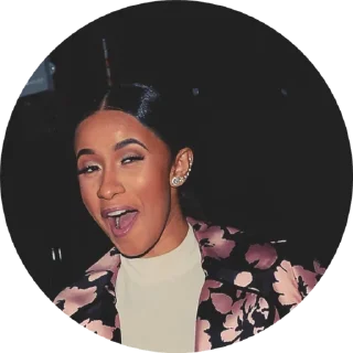 😏 Cardi B, Telegram sticker 10 of 55