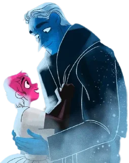 🤗 Lore Olympus XIII by @Nantzui (@couple_matching), стикер Telegram 22 из 120