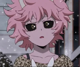 🤔 Mina Ashido, Telegram sticker 13 of 64