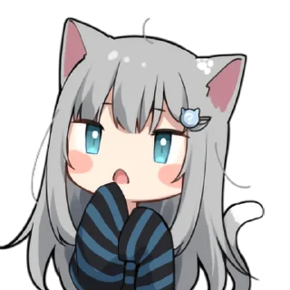 🤔 Nachonekodayo - @oneesanstickers, стикер Telegram 20 из 32