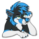 💙 Leo, sticker Telegram 10 sur 19