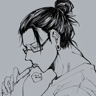 ◼️ Suguru Geto @Fischersenpai, стикер Telegram 20 из 104