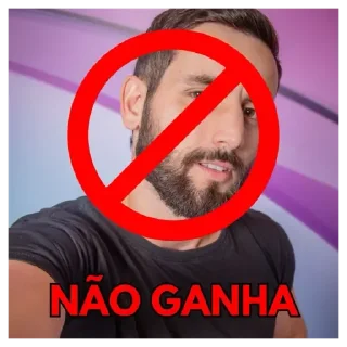 🎬 Não ganha, sticker Telegram 9 sur 10