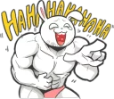 😂 Rabbo the Muscle Rabbit, sticker Telegram 9 sur 40