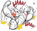 😭 Rabbo the Muscle Rabbit, sticker Telegram 17 sur 40