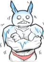 😨 Rabbo the Muscle Rabbit, sticker Telegram 22 sur 40