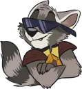 😎 Rocket Raccoon, стикер Telegram 6 из 11