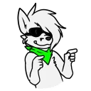 😎 Whitefox, Telegram sticker 9 of 73