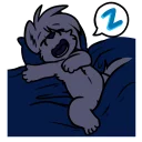 💤 Whitefox, Telegram sticker 21 of 73