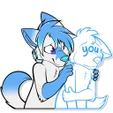 😔 Sly Whitefox, стикер Telegram 22 из 41