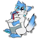 ‼ Sly Whitefox, стикер Telegram 24 из 41