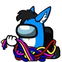❓ Skye among us, стикер Telegram 16 из 17