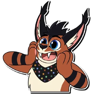 😲 Cooper Caracal, sticker Telegram 8 sur 46