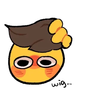 😶 emojis qiu, Telegram sticker 24 of 105