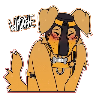 🥰 chase the puppy, стикер Telegram 7 из 18