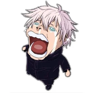 👄 Gojo, sticker Telegram 6 sur 12