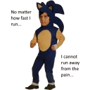 🏃 Sanic The Hegeog, Telegram sticker 15 of 24