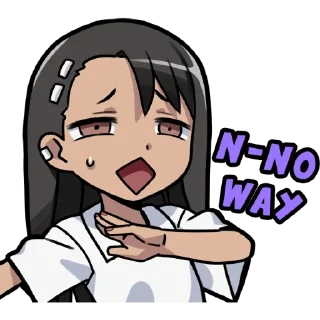 🙅‍♀️ Nagatoro (Nanashi), стикер Telegram 23 из 42