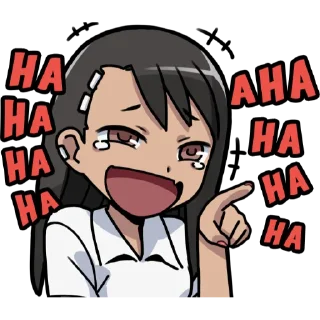 😂 Nagatoro (Nanashi), стикер Telegram 11 из 42