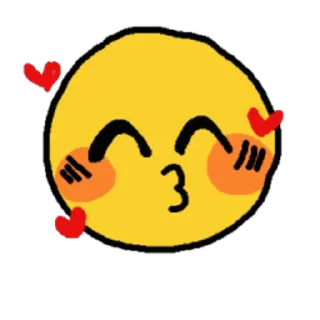 😚 cursed cute emoji, стикер Telegram 8 из 35