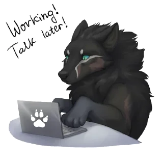 📝 Hiona SFW, стикер Telegram 11 из 25