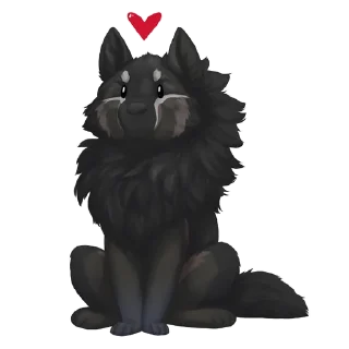 ❤️ Hiona SFW, стикер Telegram 10 из 25