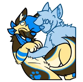 🤗 ShepGoesBlep sfw, стикер Telegram 10 из 89
