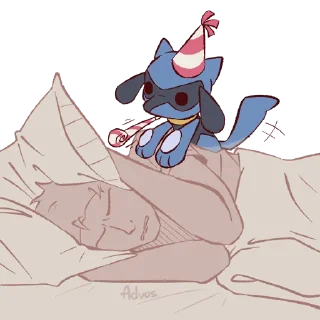 🎉 Advos Riolu, sticker Telegram 5 sur 120