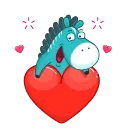❤️ Minty Zebra, sticker Telegram 20 sur 20