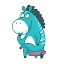 🤔 Minty Zebra, sticker Telegram 18 sur 20