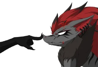 😡 Steph Zoroark, sticker Telegram 9 sur 71