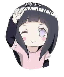 ✌️ Hinata @Sigilo_packs, Telegram sticker 20 of 29
