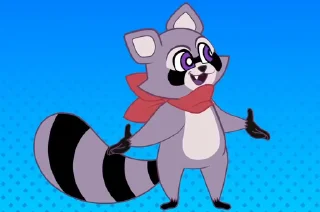 😵‍💫 Rambley Raccoon, стікер Telegram 7 з 26