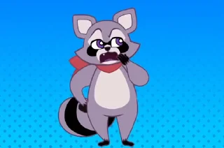 🤨 Rambley Raccoon, стікер Telegram 19 з 26