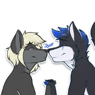 Hugs and kisses — @stckrRobot
