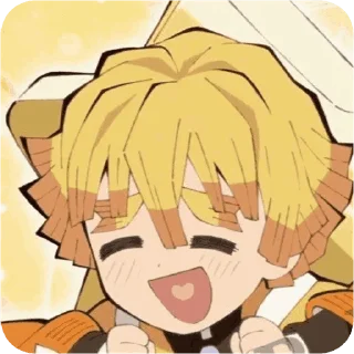 😍 zenitsu @o_ta_ku, стікер Telegram 3 з 31
