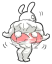 Rabbo the Muscle Rabbit by Babustudio