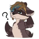 ❓ Milo The Raccoon, Telegram sticker 9 of 73