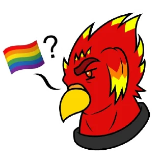 🏳‍🌈 Marcus Firestorm, стікер Telegram 14 з 14