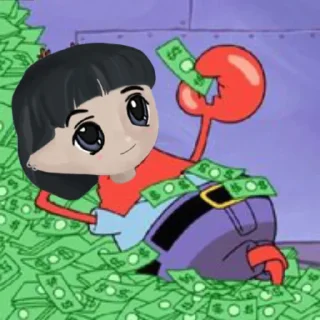 🤑 Quamfy Milady, стикер Telegram 10 из 120