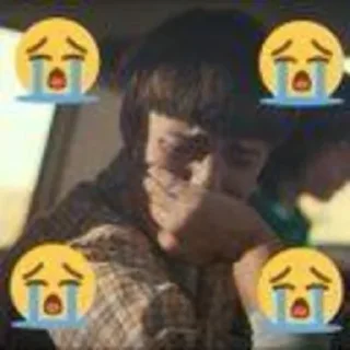 😭 que depressão o que? ela já superou isso [@elris], sticker Telegram 11 sur 11