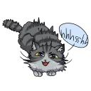 😠 Fluffy Pussies, стікер Telegram 12 з 30