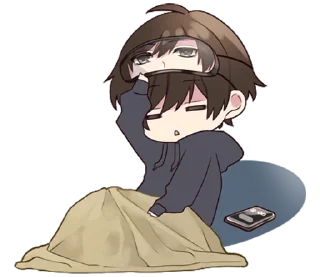 😖 Menhera-kun - @oneesanstickers, стикер Telegram 5 из 120