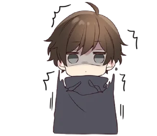 🙀 Menhera-kun - @oneesanstickers, стикер Telegram 14 из 120