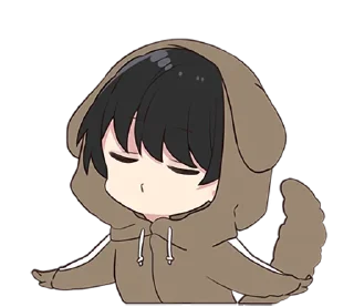 😙 Yurudara-kun - @oneesanstickers, стикер Telegram 19 из 40